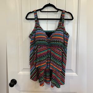 Trimshaper tankini top…size 20W